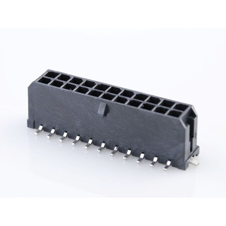 Molex Rectangular Power Connector, 22 Contact(S), Male, Surface Mount Terminal, Receptacle 430452218